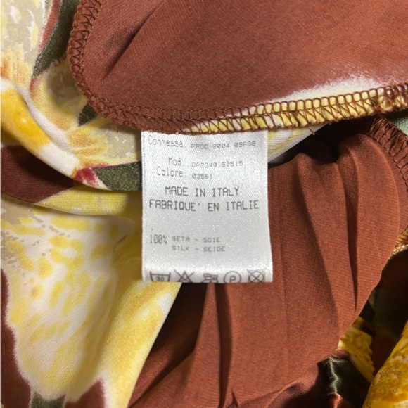 Roberto Cavalli SS2004 Orchid Print Silk Skirt - Picture 5 of 6